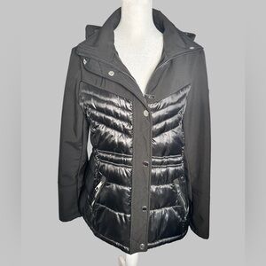 Guess Women's Black Puffer Jacket